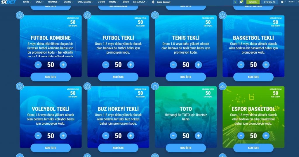 Free betting coupons at R2PBET
